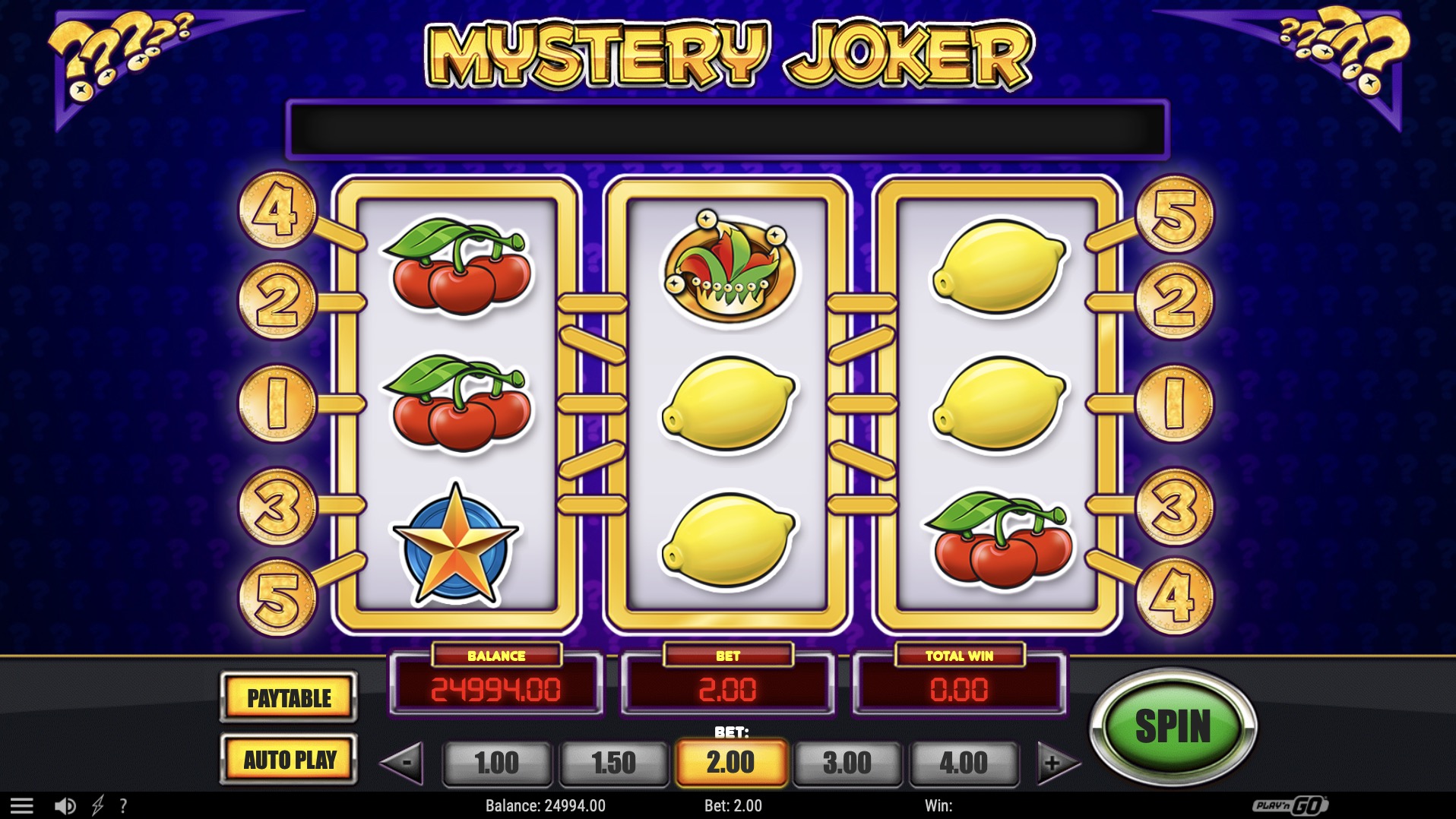 1X     Mystery Joker:      